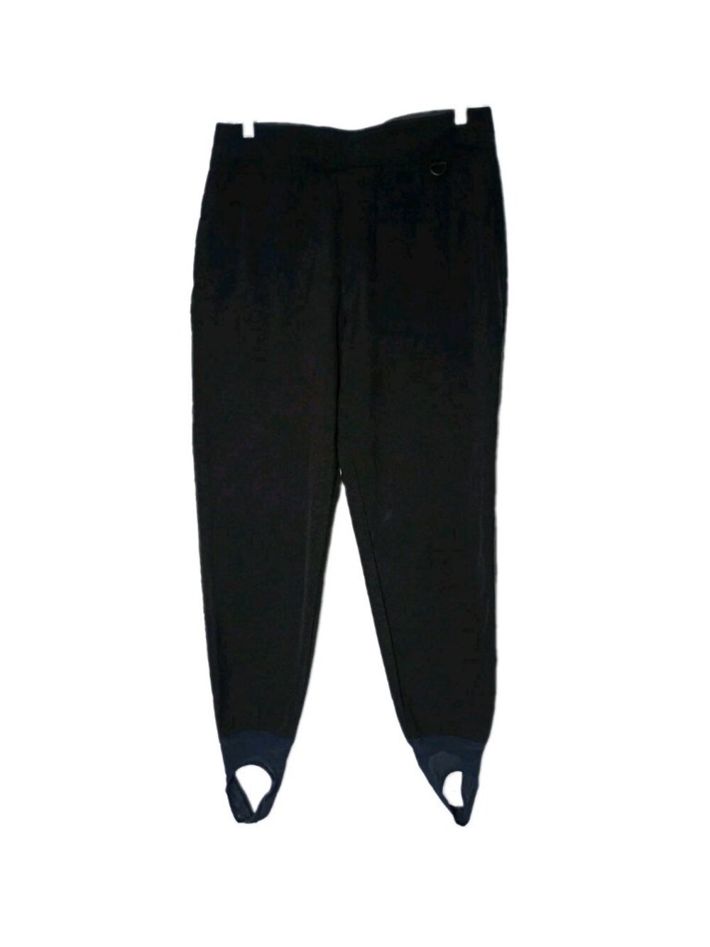 Schoeller Switzerland Softshell Snow Ski Stirrup Pants Black 34x26 Winter Sports